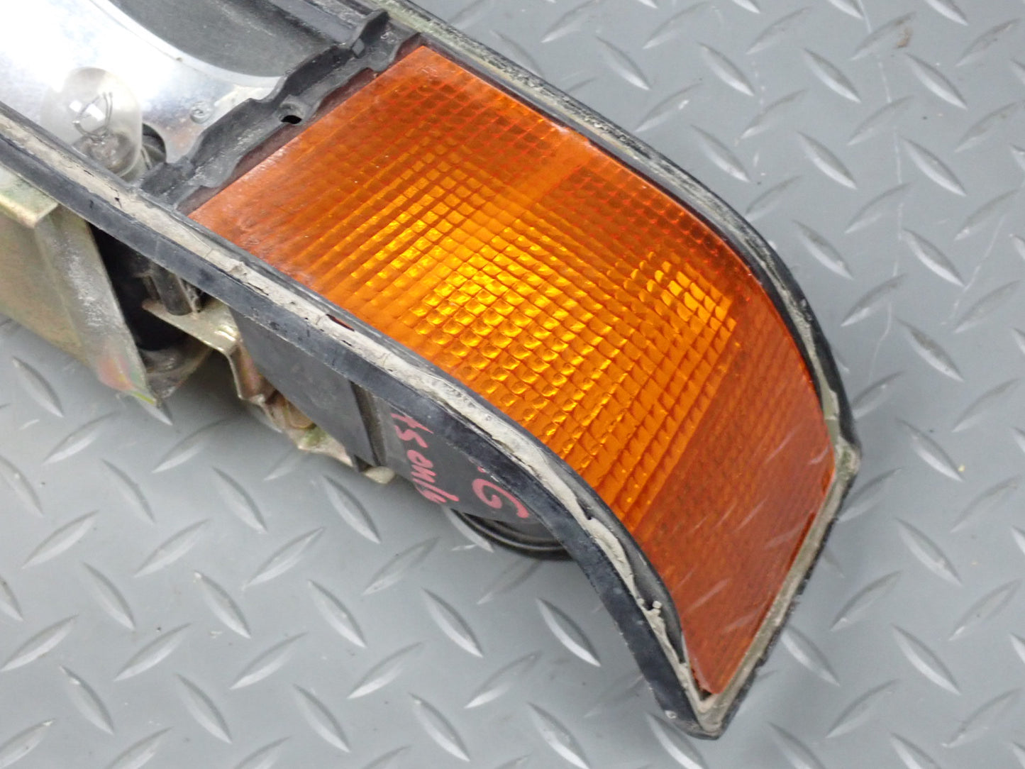 84-85 Mazda RX7 FB Rear Right Tail Light Lamp w Bracket Mount & Seals Damaged