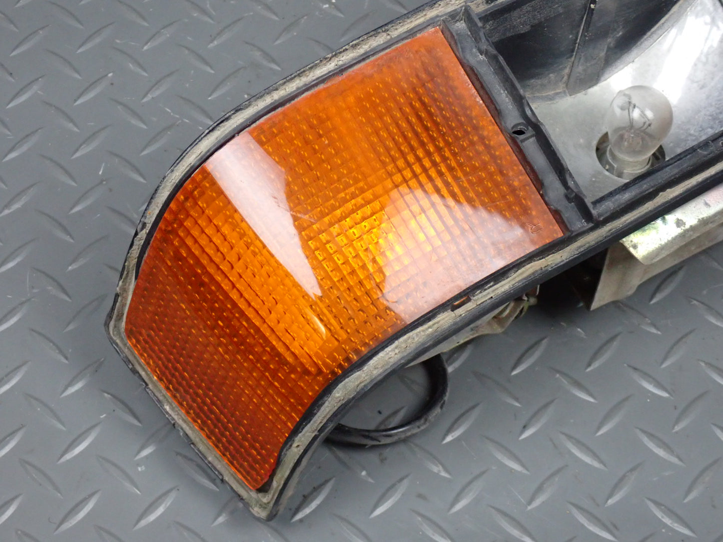 84-85 Mazda RX7 FB Rear Right Tail Light Lamp w Bracket Mount & Seals Damaged