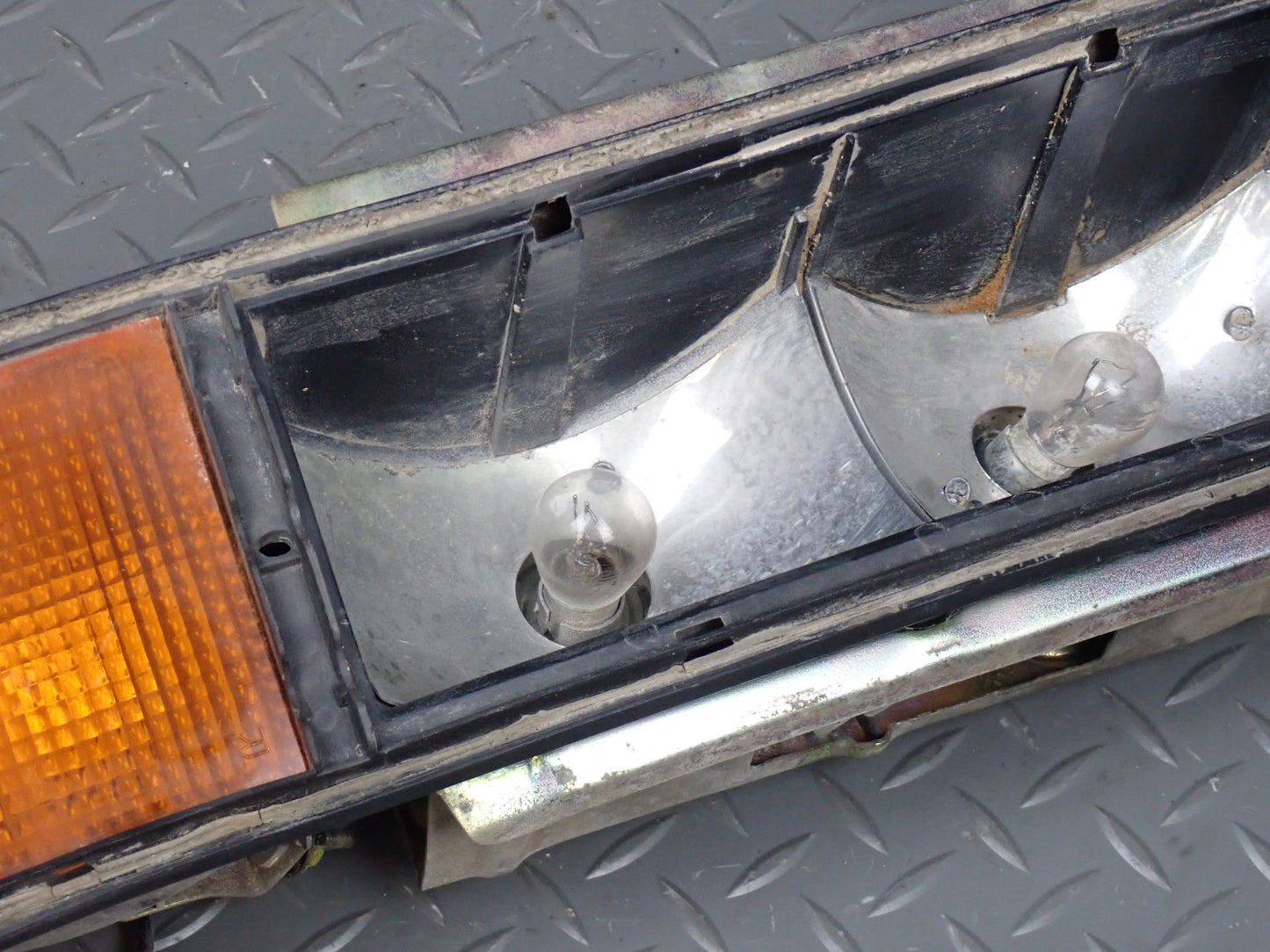 84-85 Mazda RX7 FB Rear Right Tail Light Lamp w Bracket Mount & Seals Damaged