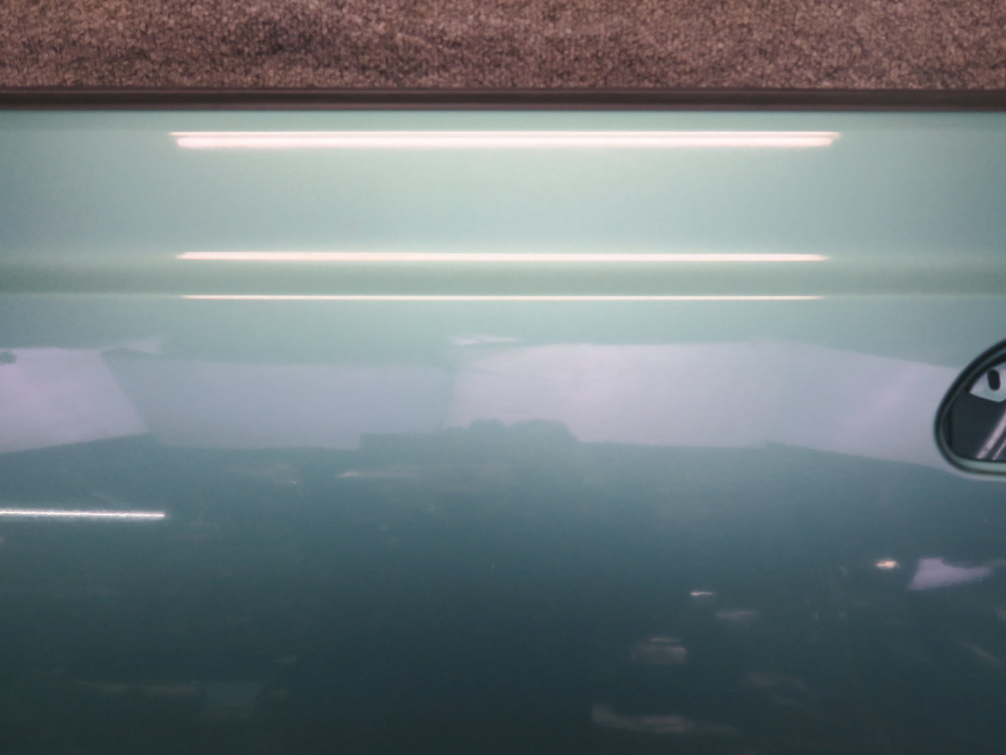 96-98 Nissan Stagea WGC34 Rear Left Door Shell Panel Emerald Green OEM