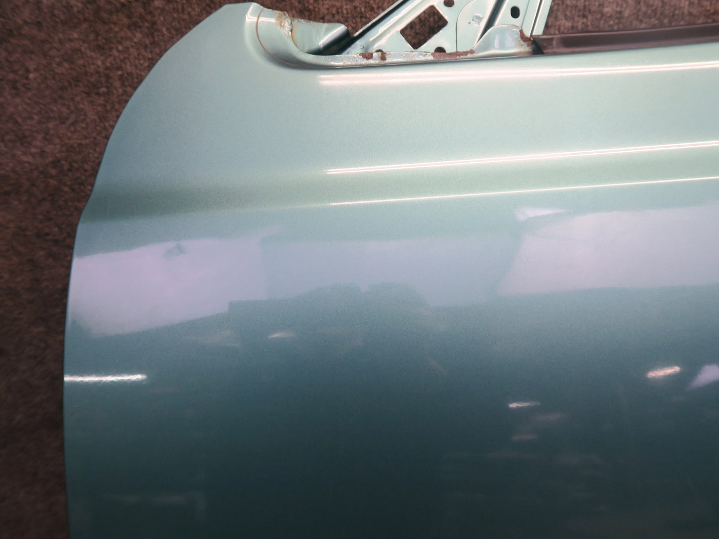 96-98 Nissan Stagea WGC34 Front Left Door Shell Panel Emerald Green OEM