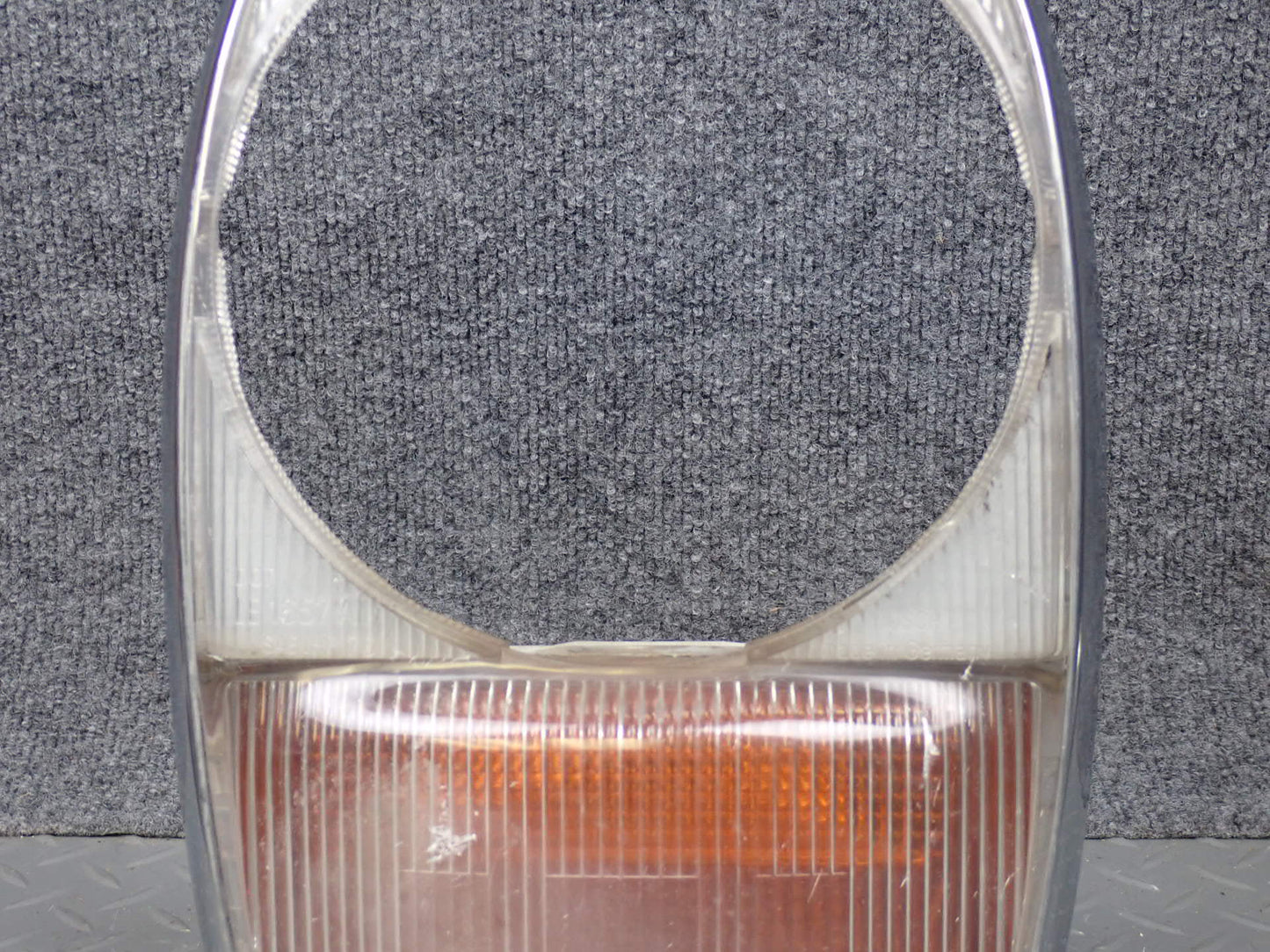 75-76 Mercedes W115 300D Front Left Headlight Trim Bezel w Turn Light OEM