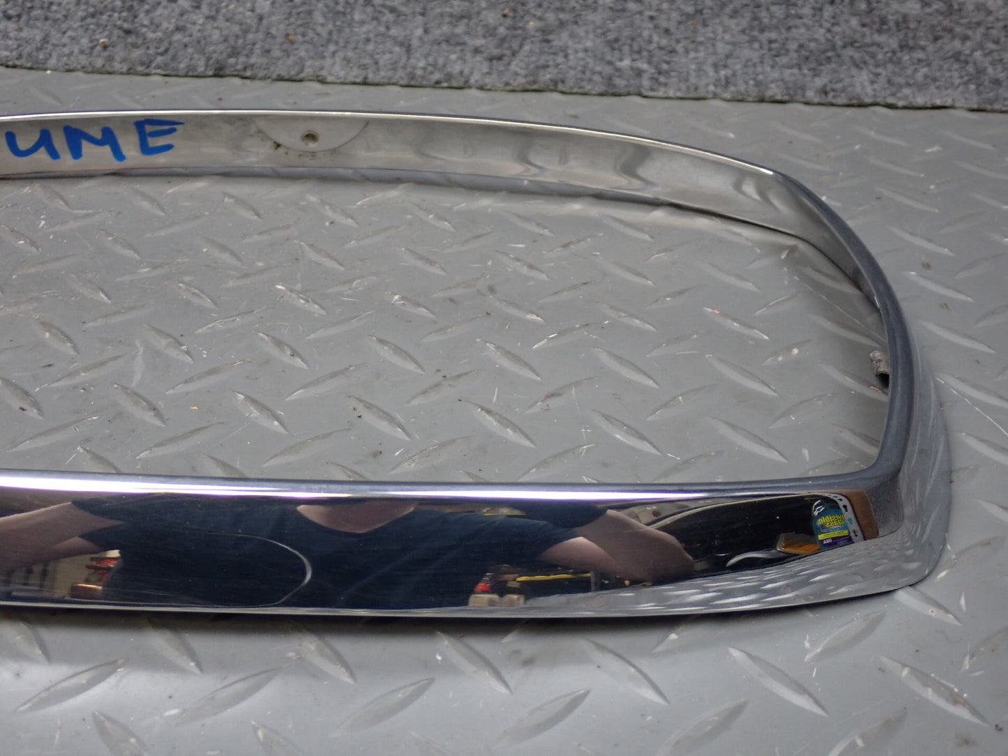 75-76 Mercedes W115 300D Front Right Headlight Chrome Bezel OEM