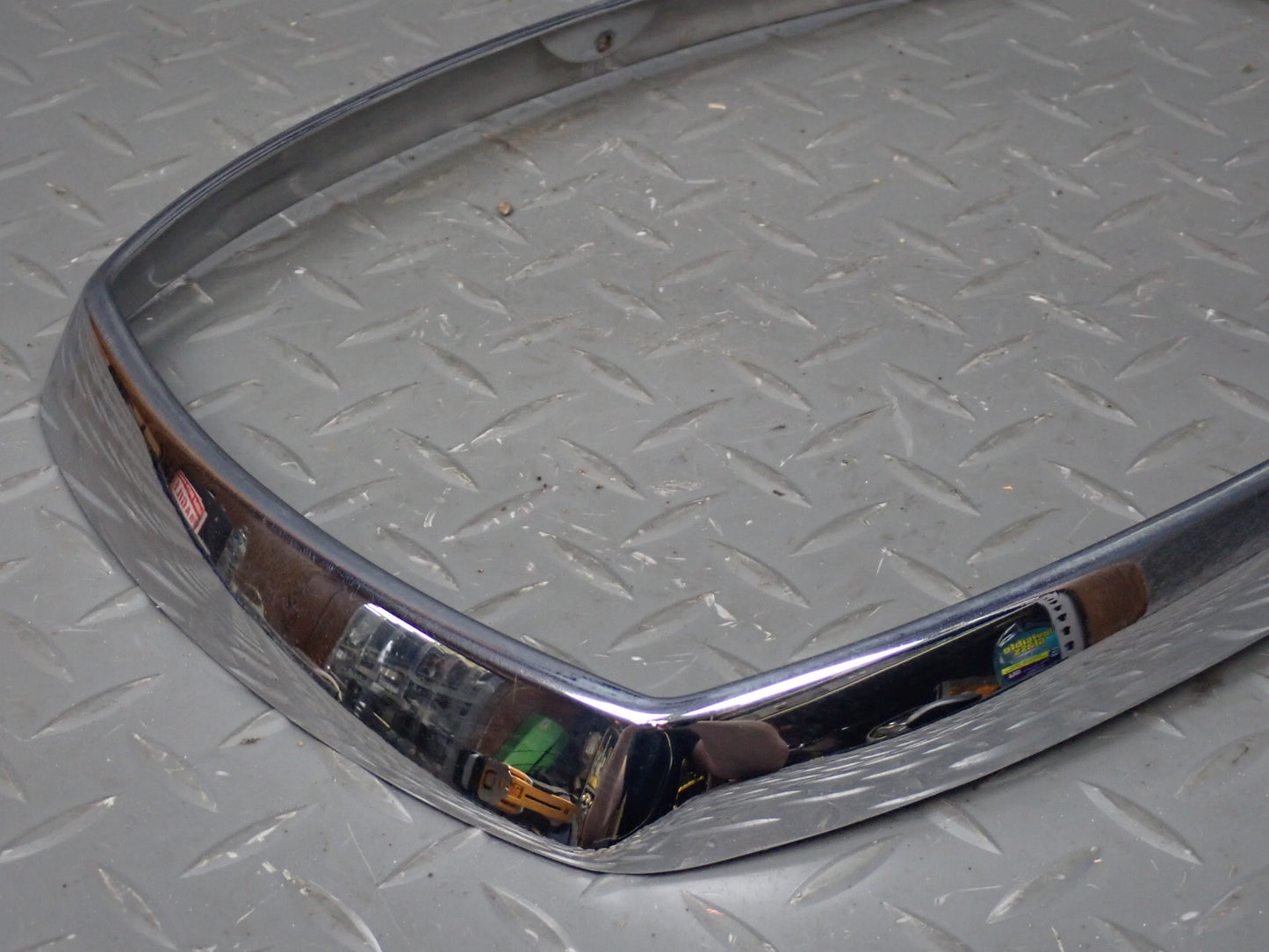 75-76 Mercedes W115 300D Front Right Headlight Chrome Bezel OEM