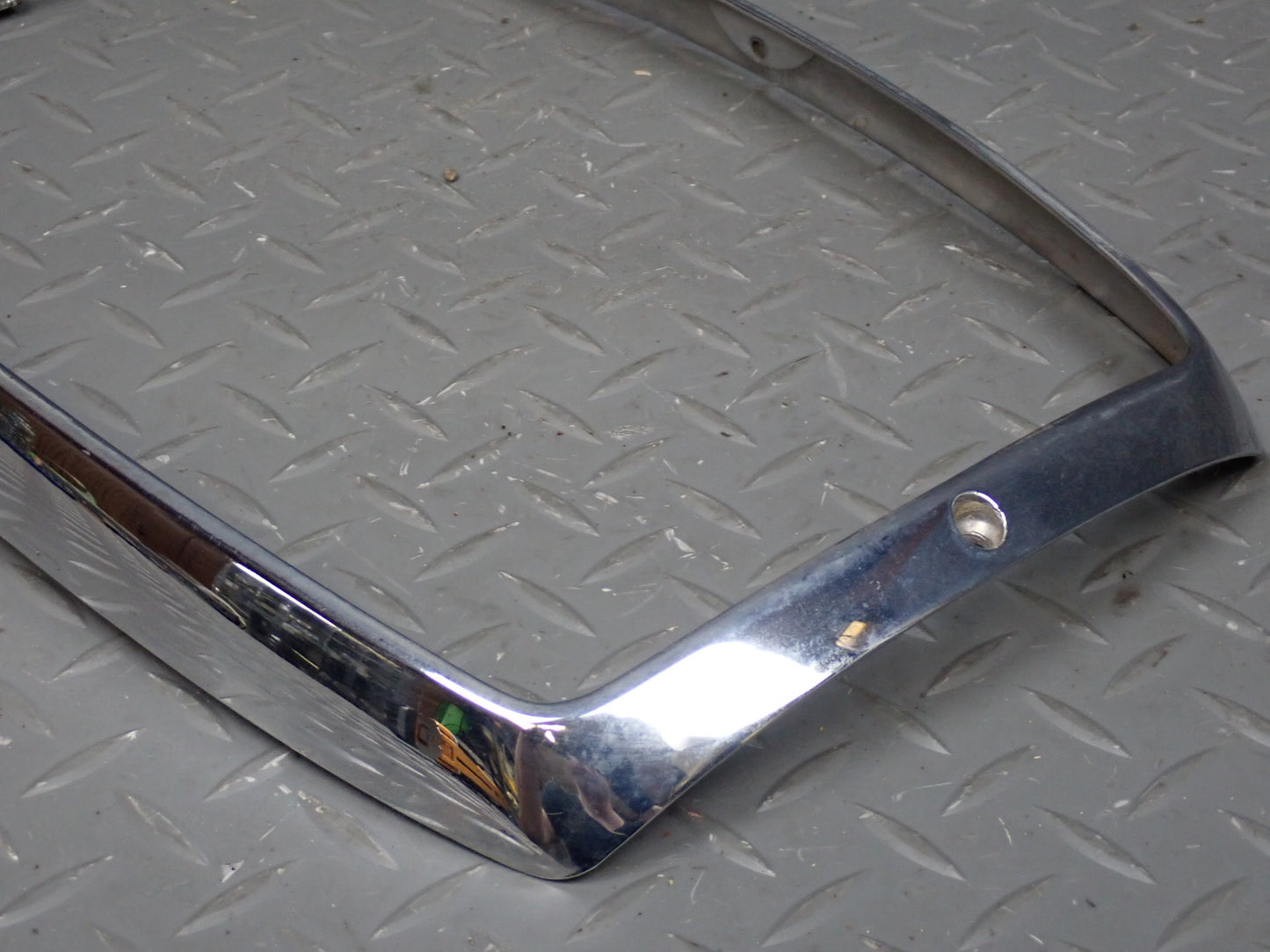 75-76 Mercedes W115 300D Front Right Headlight Chrome Bezel OEM