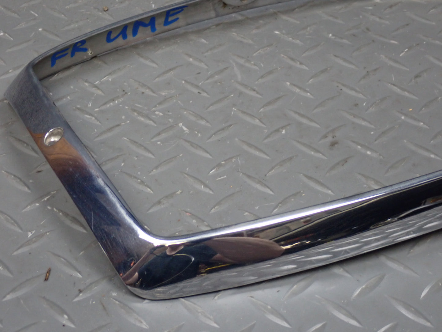 75-76 Mercedes W115 300D Front Right Headlight Chrome Bezel OEM