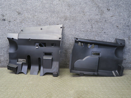 03-08 BMW E85 Z4 Set of 2 Under Dash Front Left & Right Trim Cover Panel OEM