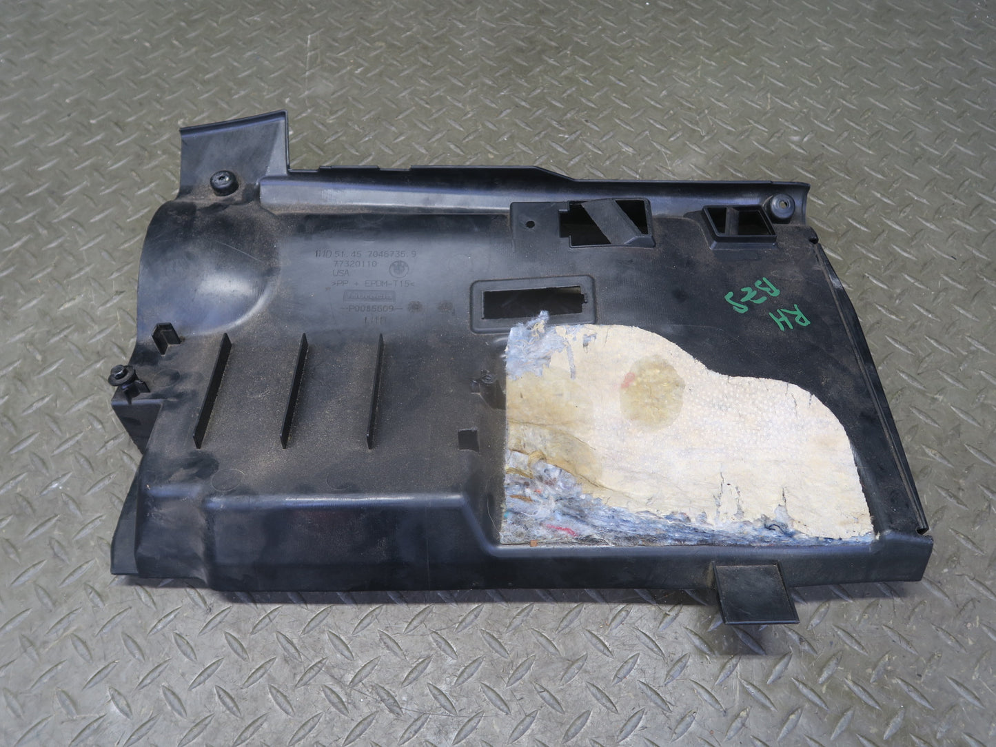03-08 BMW E85 Z4 Set of 2 Under Dash Front Left & Right Trim Cover Panel OEM