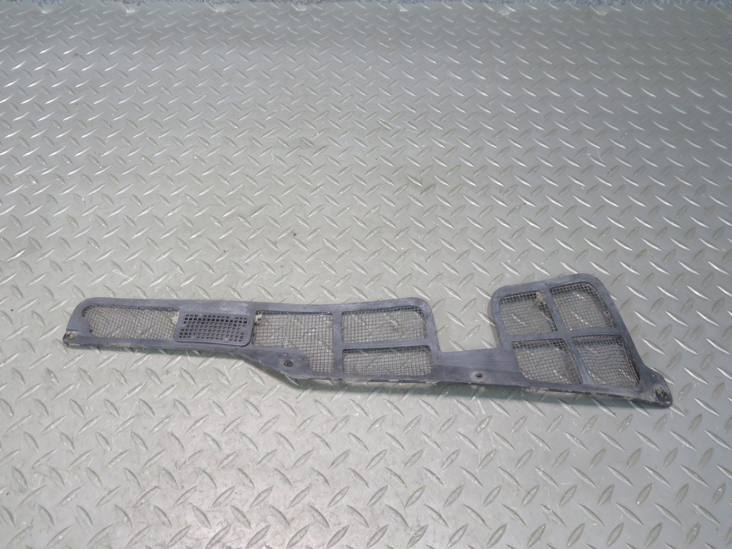 84-96 Chevrolet Corvette C4 Windshield Cowl Drain Screen Grille Plate Set OEM