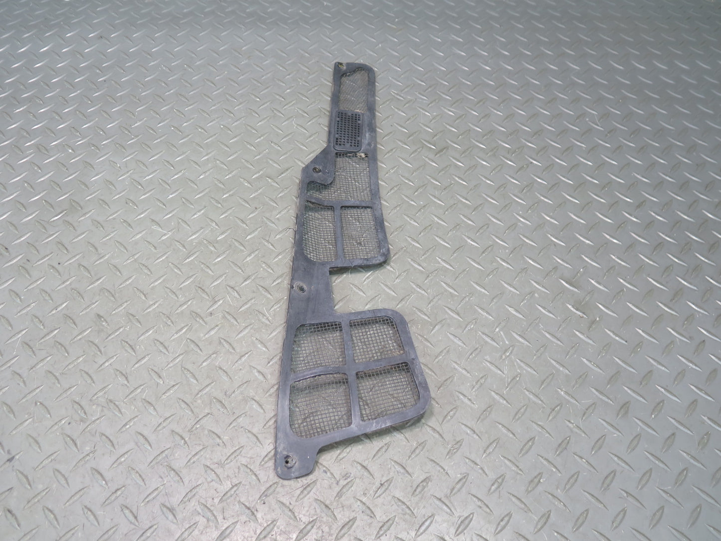 84-96 Chevrolet Corvette C4 Windshield Cowl Drain Screen Grille Plate Set OEM