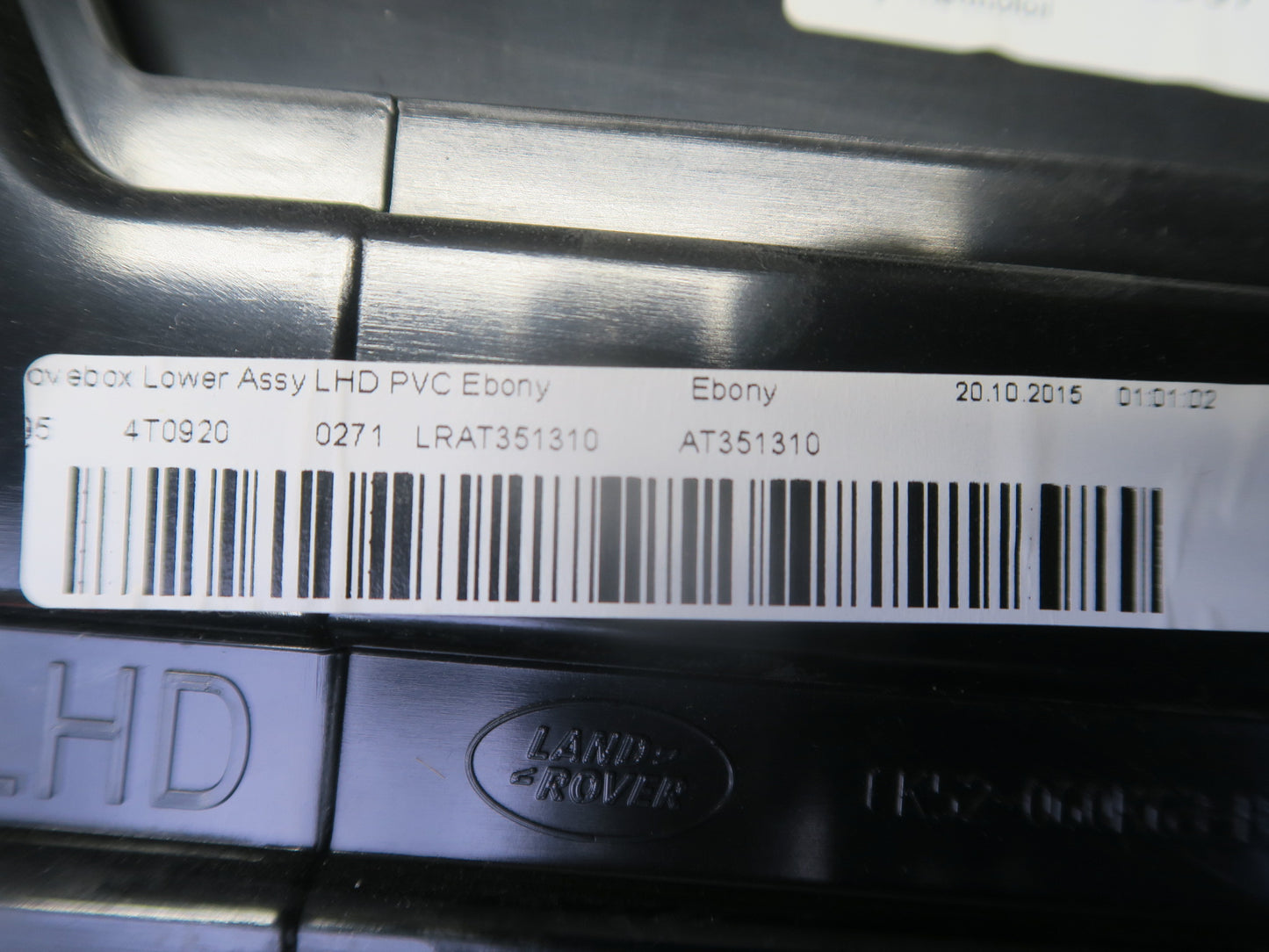 2014-2022 Range Rover Sport L494 Dash Glove Box Compartment Storage