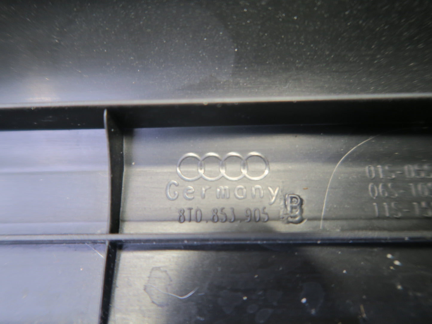 08-17 Audi B8 A5 S5 Set of 2 Front Door Inner Scuff Sill Trim Panel OEM