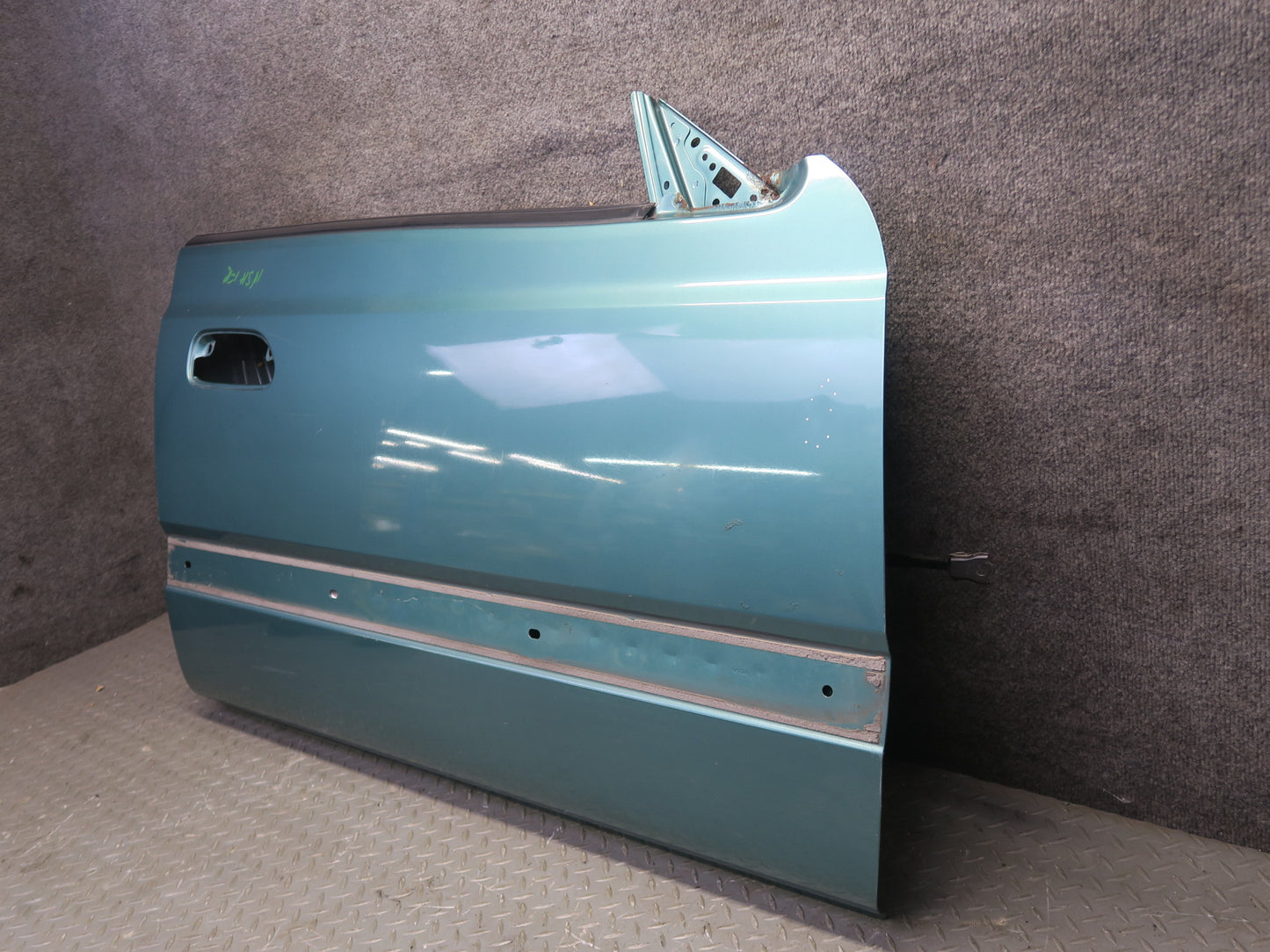 96-98 Nissan Stagea WGC34 Front Right Door Shell Panel Emerald Green OEM