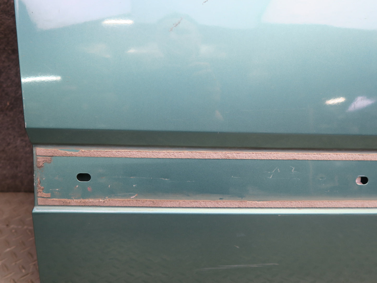 96-98 Nissan Stagea WGC34 Front Right Door Shell Panel Emerald Green OEM