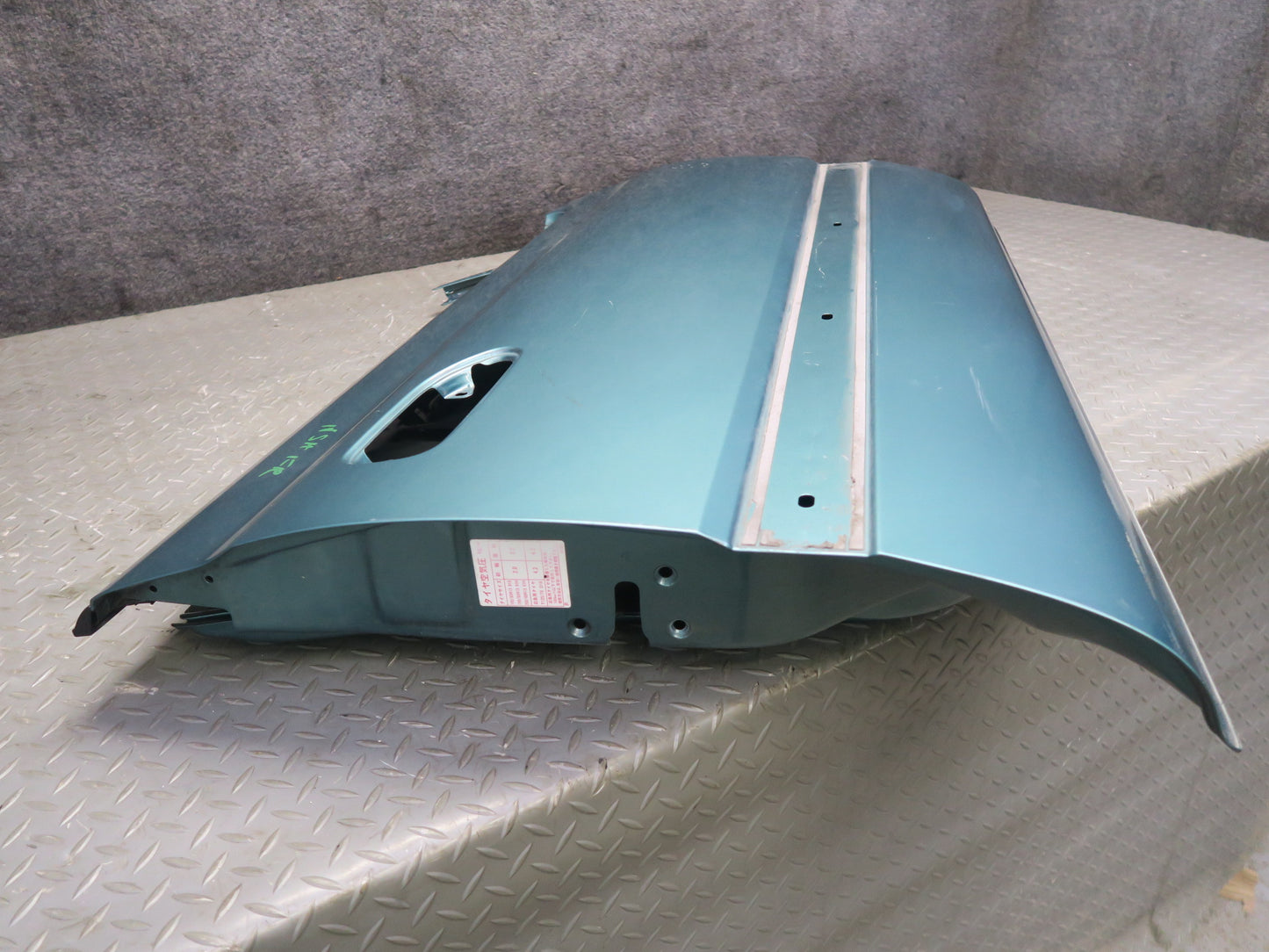 96-98 Nissan Stagea WGC34 Front Right Door Shell Panel Emerald Green OEM