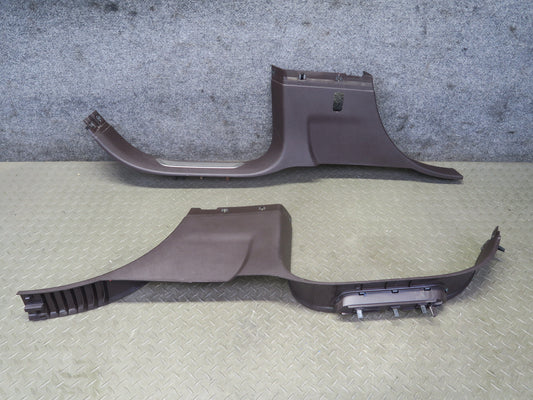 11-18 Porsche Cayenne 958 Right Left Side B Pillar Lower Trim Cover Panel Set