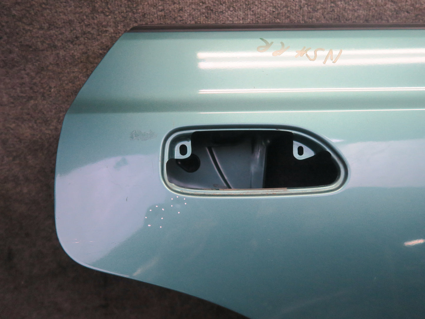 96-98 Nissan Stagea WGC34 Rear Right Door Shell Panel Emerald Green OEM