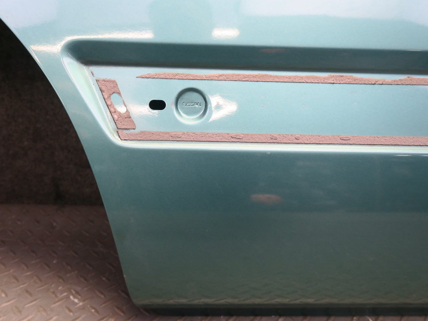 96-98 Nissan Stagea WGC34 Rear Right Door Shell Panel Emerald Green OEM