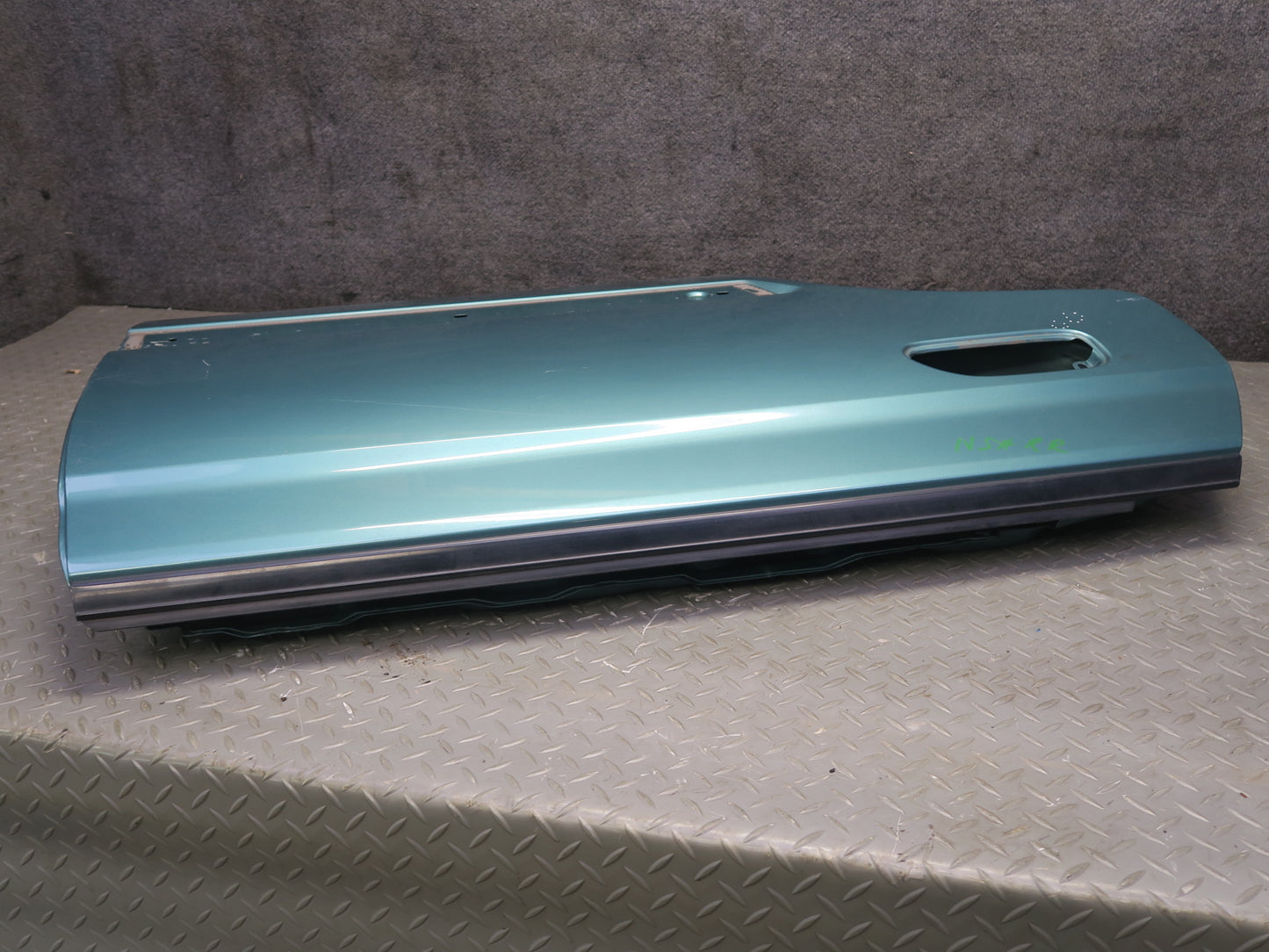 96-98 Nissan Stagea WGC34 Rear Right Door Shell Panel Emerald Green OEM