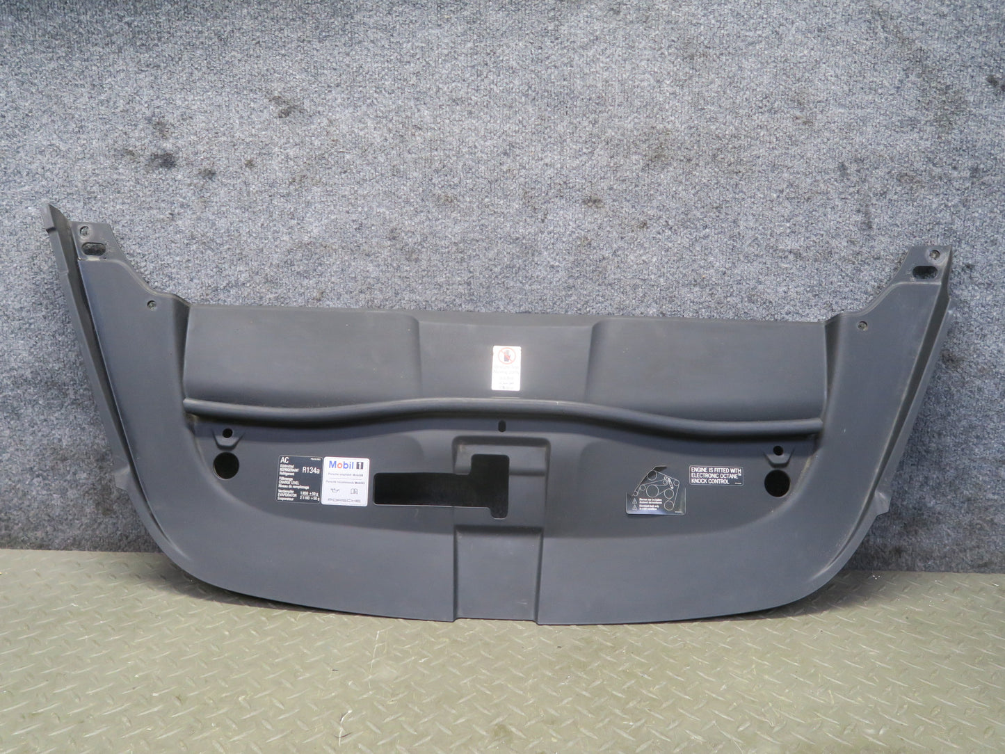 11-14 Porsche Cayenne 958 Left Center Right Under Hood Engine Bay Cover Trim Set