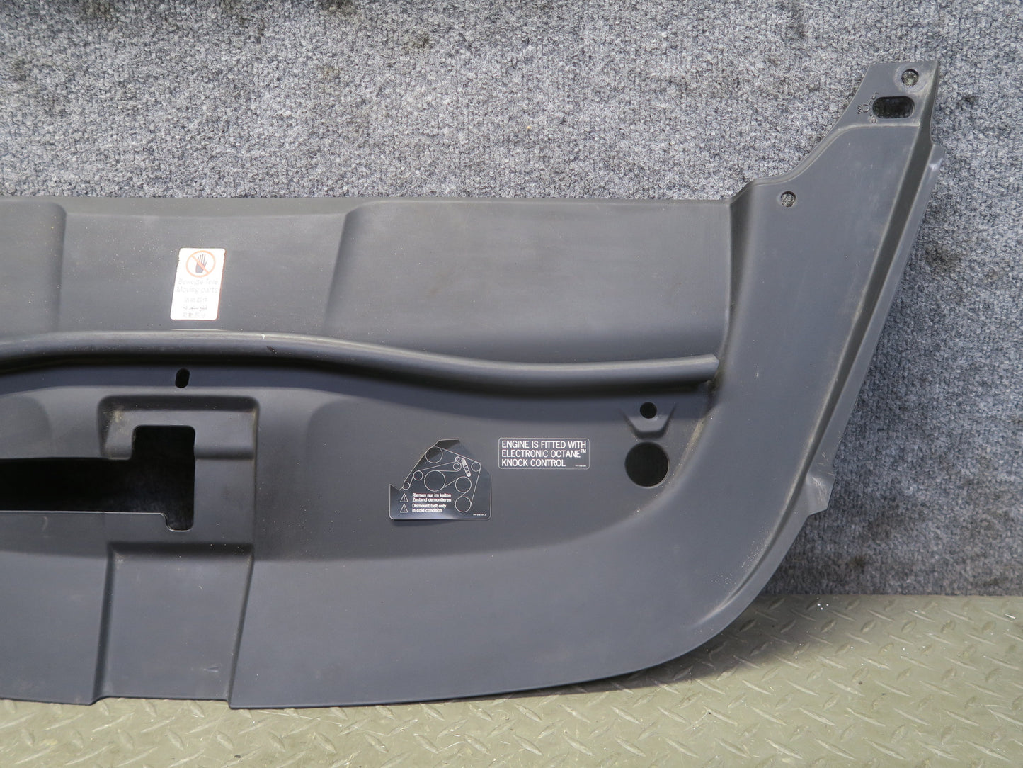 11-14 Porsche Cayenne 958 Left Center Right Under Hood Engine Bay Cover Trim Set
