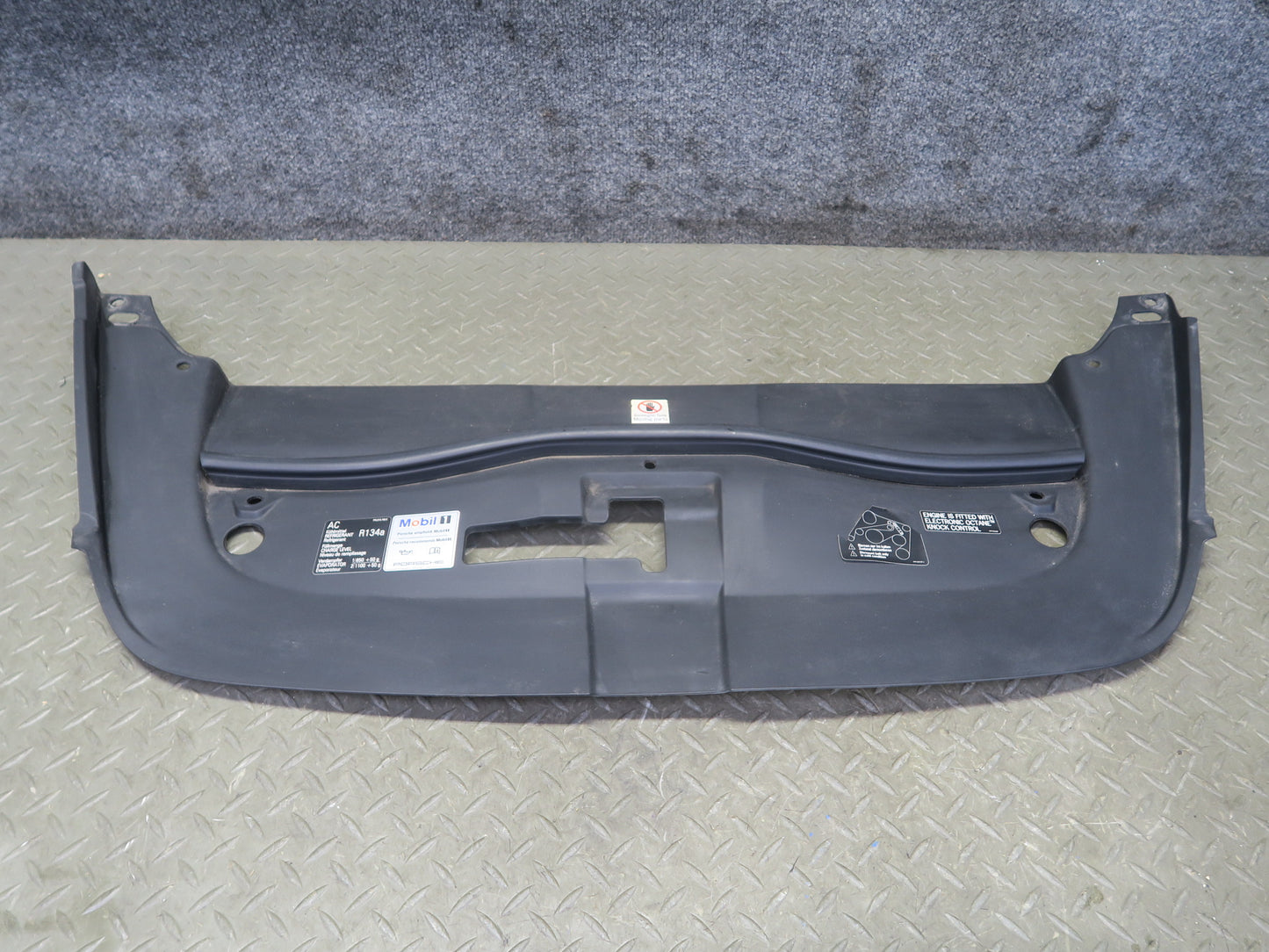 11-14 Porsche Cayenne 958 Left Center Right Under Hood Engine Bay Cover Trim Set