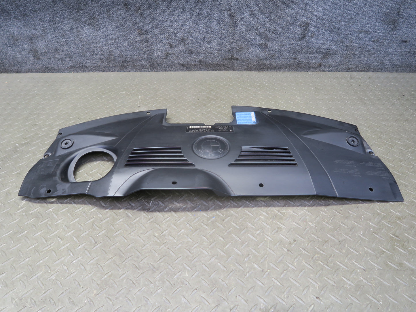 03-08 BMW E85 Z4 Engine Front Upper Radiator Trim Cover Panel 7162123 OEM