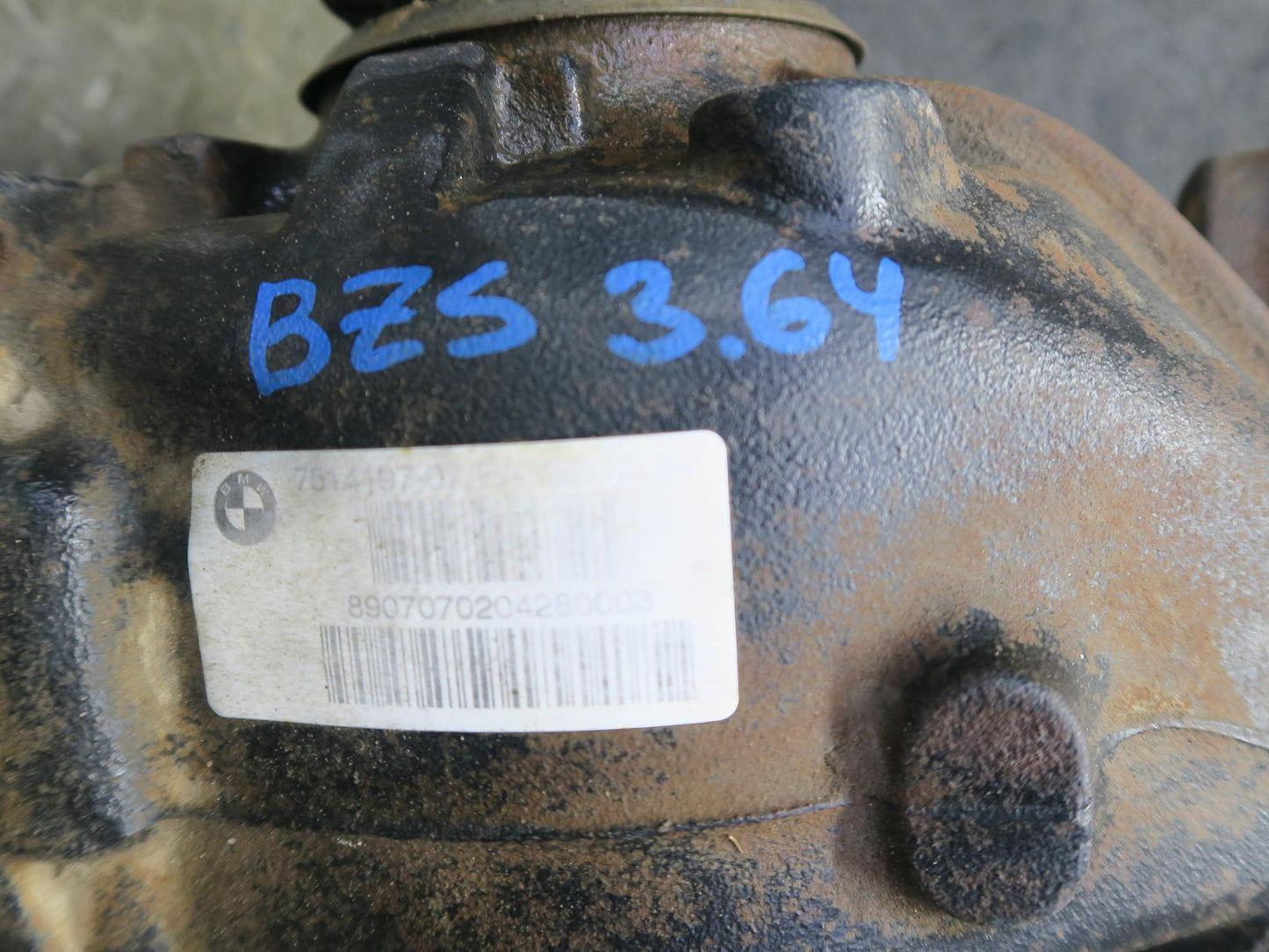 03-08 BMW E86 E85 Z4 A/T Rear Differential Carrier 3.64 Ratio 105K Miles OEM