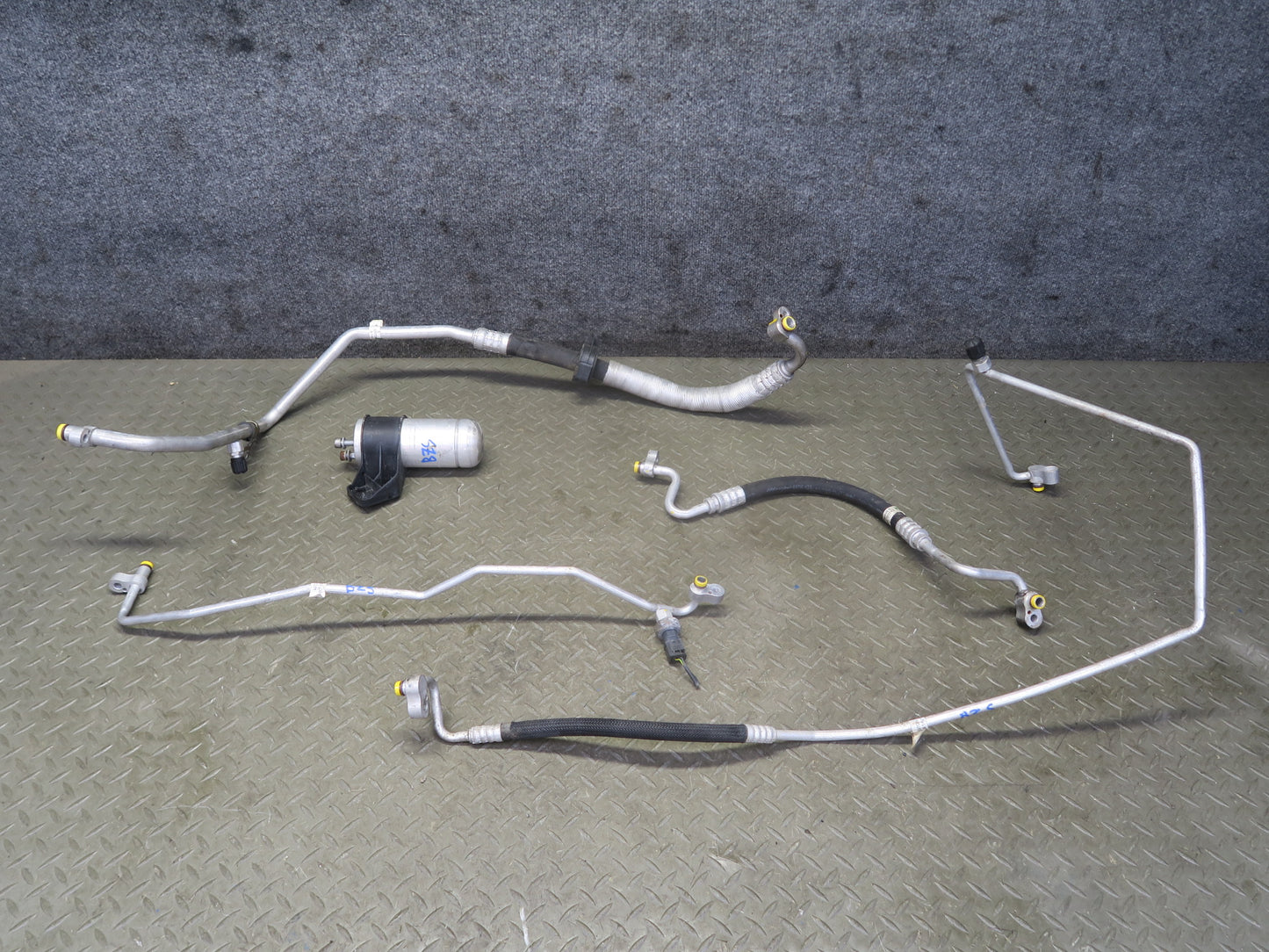 06-08 BMW E85 Z4 N52 3.0L Set of 5 A/C Air Condition Hose Pipe Line w Dryer OEM