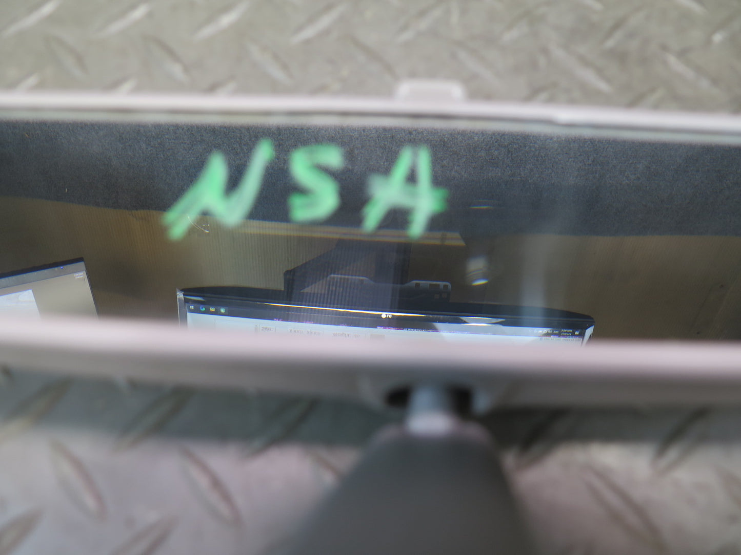 96-98 Nissan Stagea WGC34 Manual Dimming Interior Rear View Mirror OEM