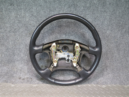 96-98 Nissan Stagea WGC34 Leather Steering Black OEM