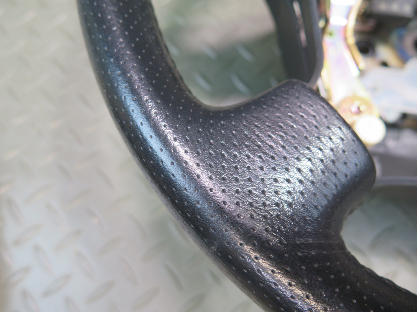 96-98 Nissan Stagea WGC34 Leather Steering Black OEM