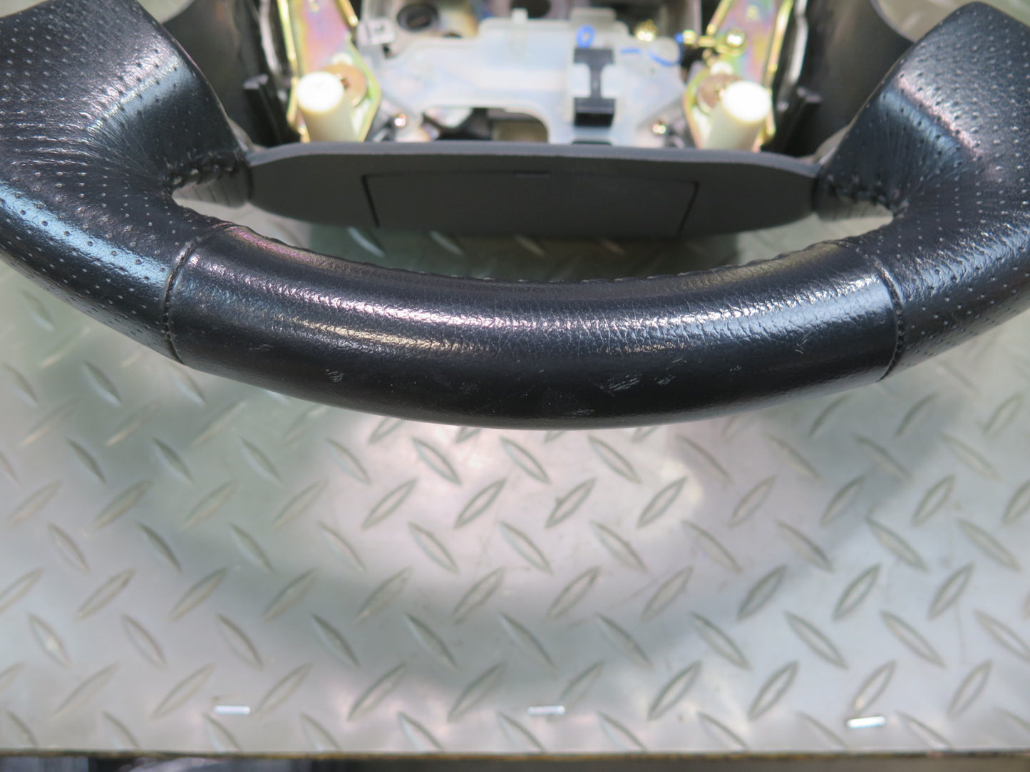 96-98 Nissan Stagea WGC34 Leather Steering Black OEM