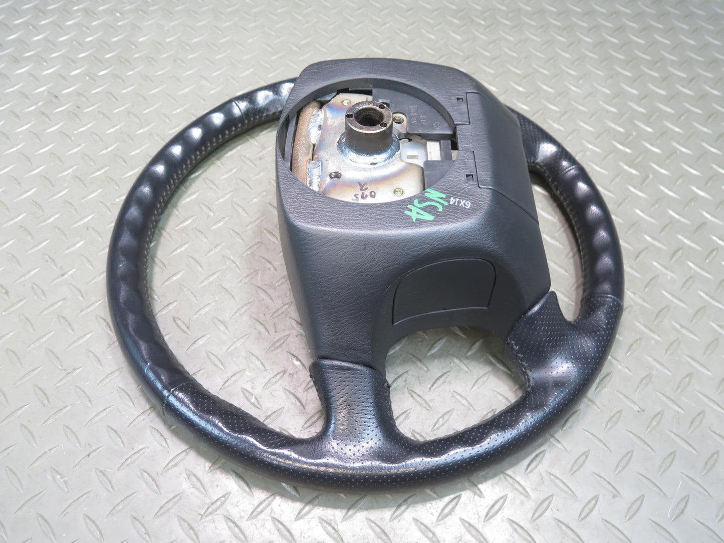 96-98 Nissan Stagea WGC34 Leather Steering Black OEM