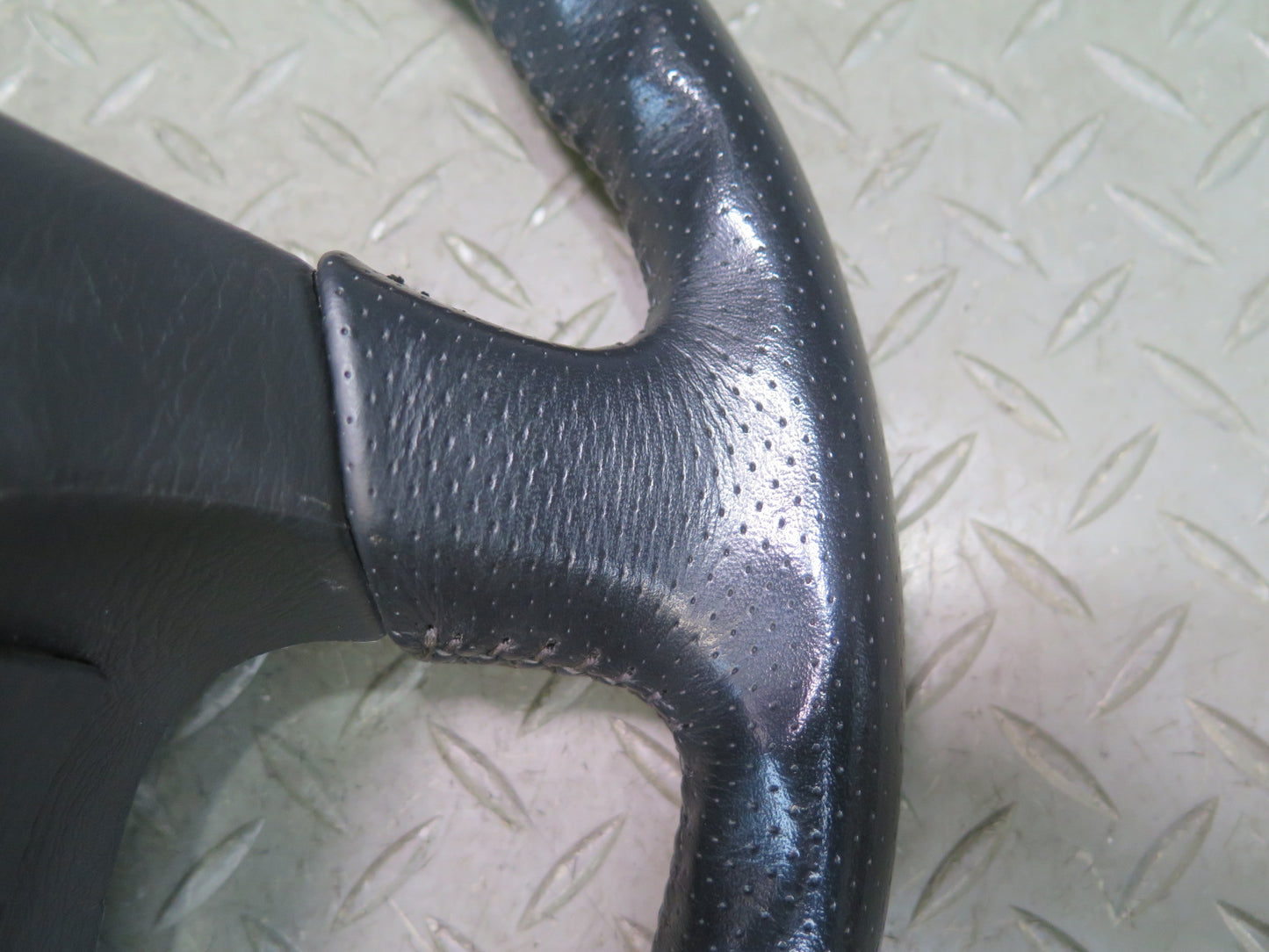 96-98 Nissan Stagea WGC34 Leather Steering Black OEM