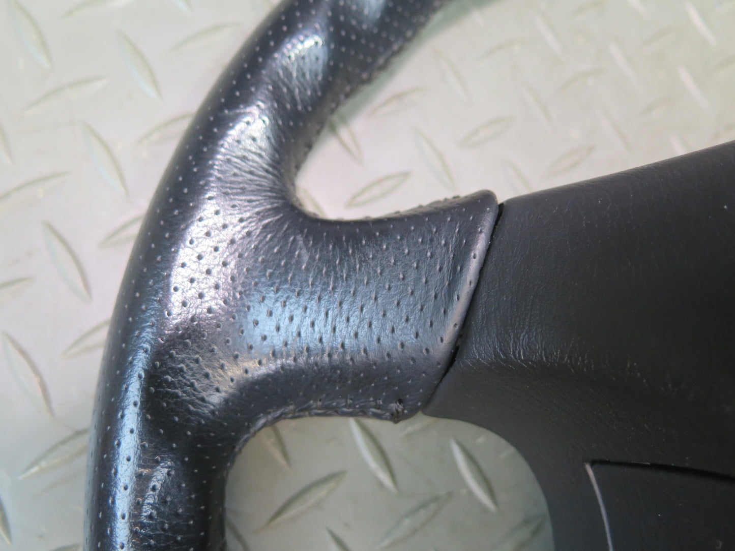 96-98 Nissan Stagea WGC34 Leather Steering Black OEM