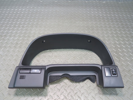 96-98 Nissan Stagea WGC34 Instrument Cluster Surround Trim Panel w Switches OEM