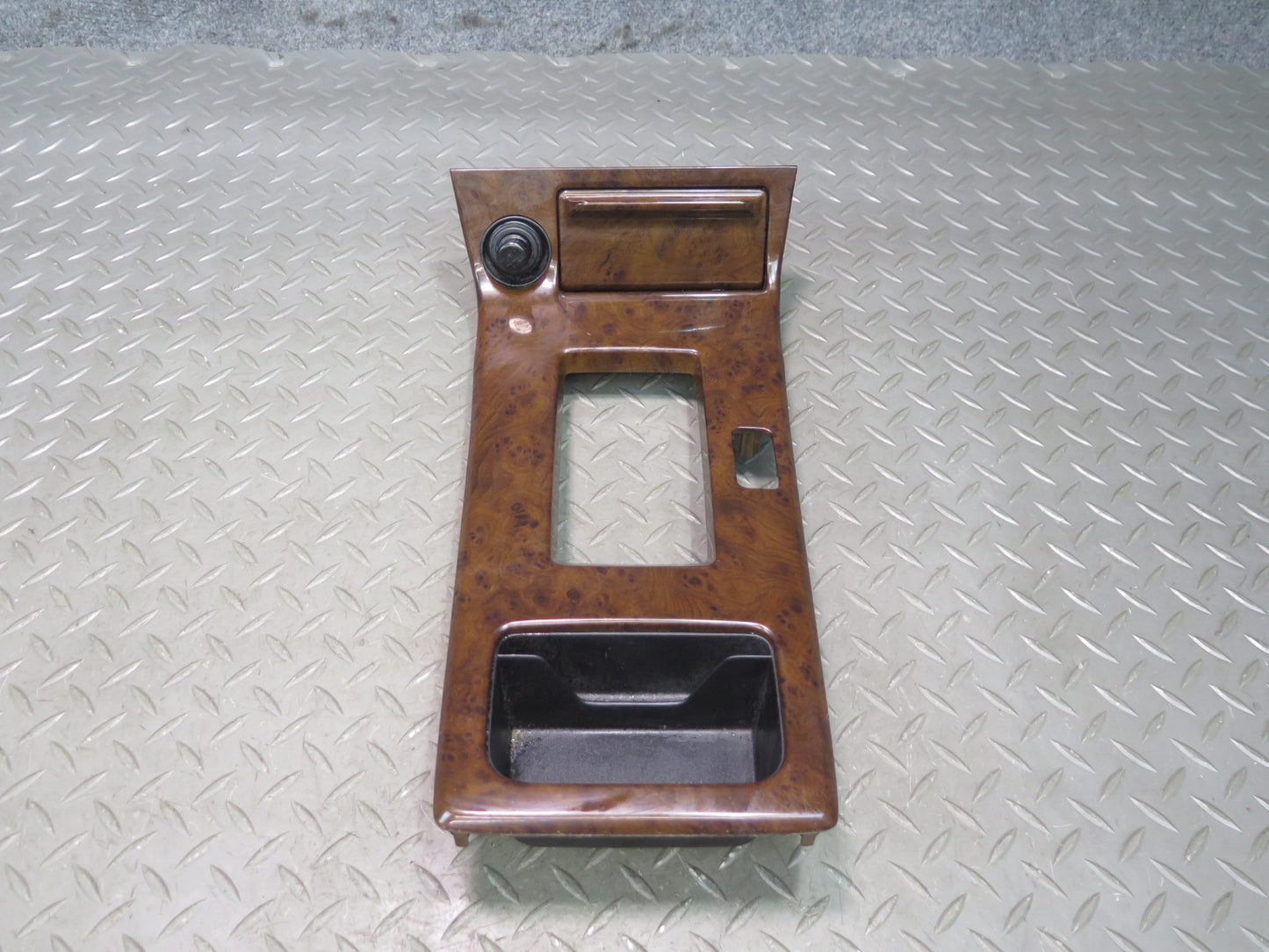 96-98 Nissan Stagea WGC34 A/T Front Center Console Wood Trim Cover Panel OEM