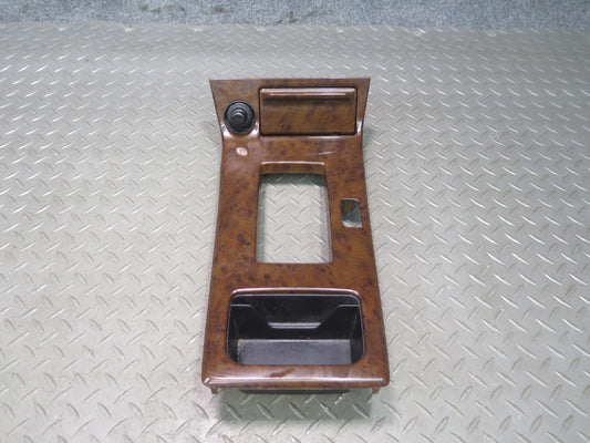 96-98 Nissan Stagea WGC34 A/T Front Center Console Wood Trim Cover Panel OEM