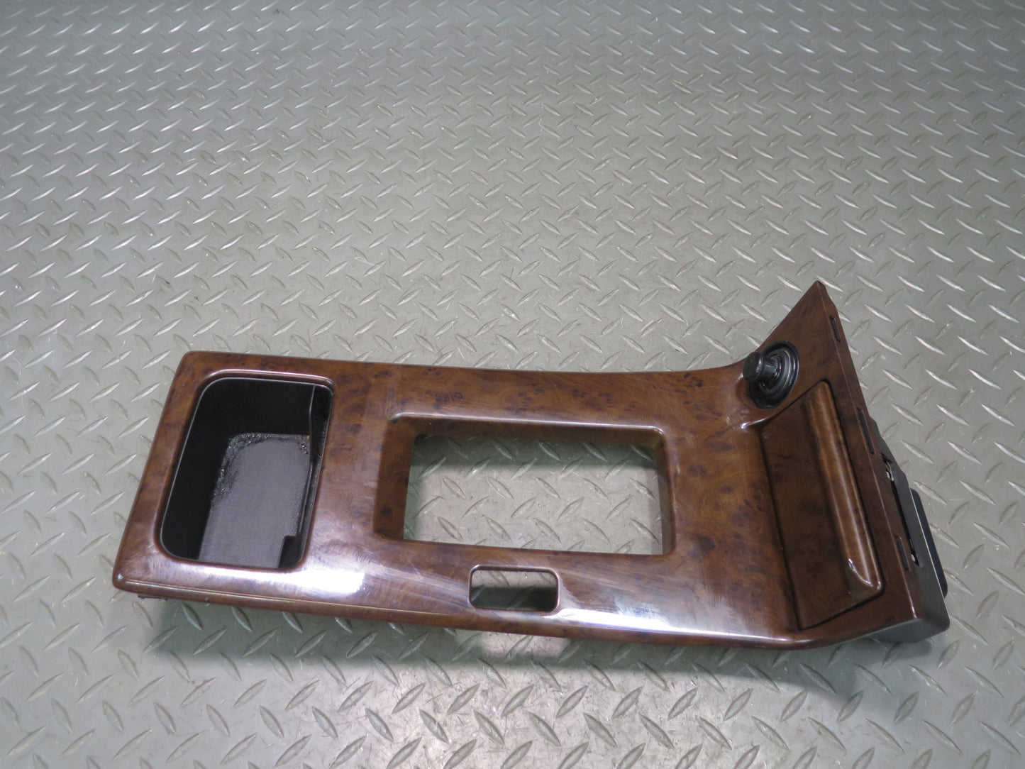 96-98 Nissan Stagea WGC34 A/T Front Center Console Wood Trim Cover Panel OEM