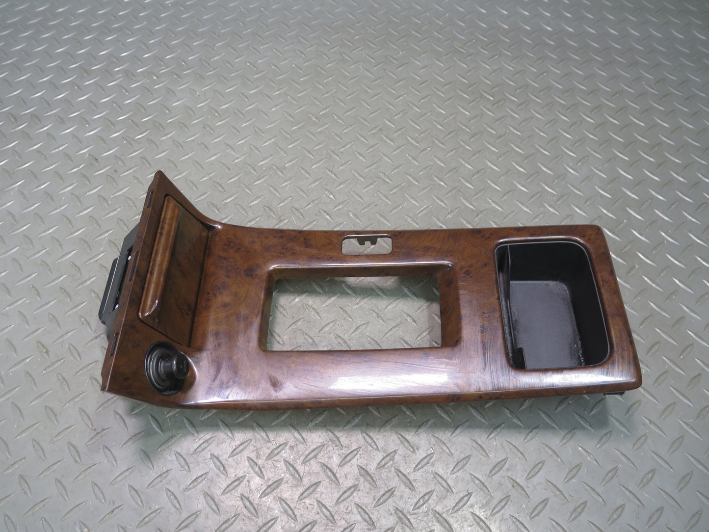 96-98 Nissan Stagea WGC34 A/T Front Center Console Wood Trim Cover Panel OEM