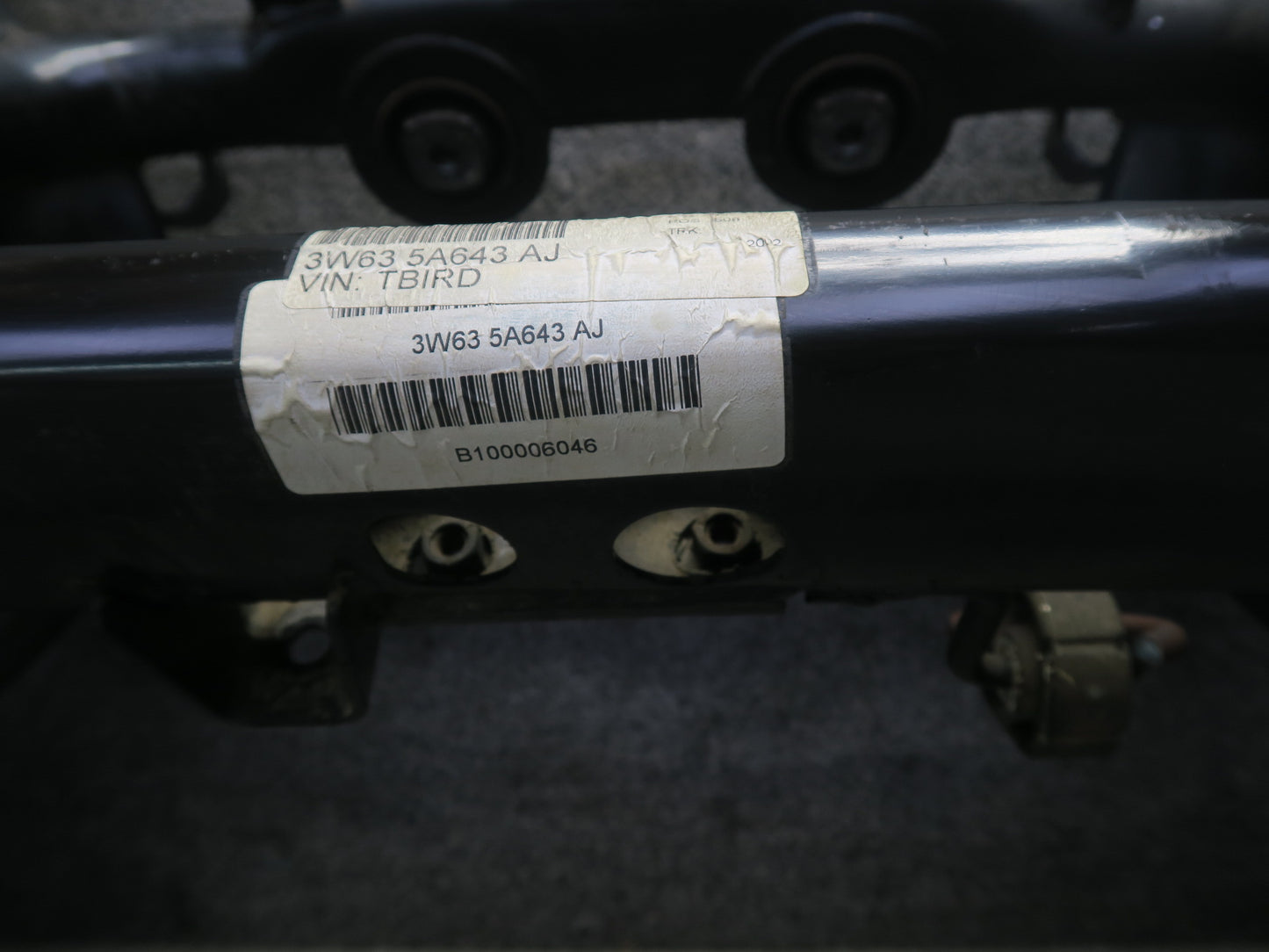 02-03 Ford Thunderbird Rear Suspension Sub Frame Crossmember Carrier 33K OEM