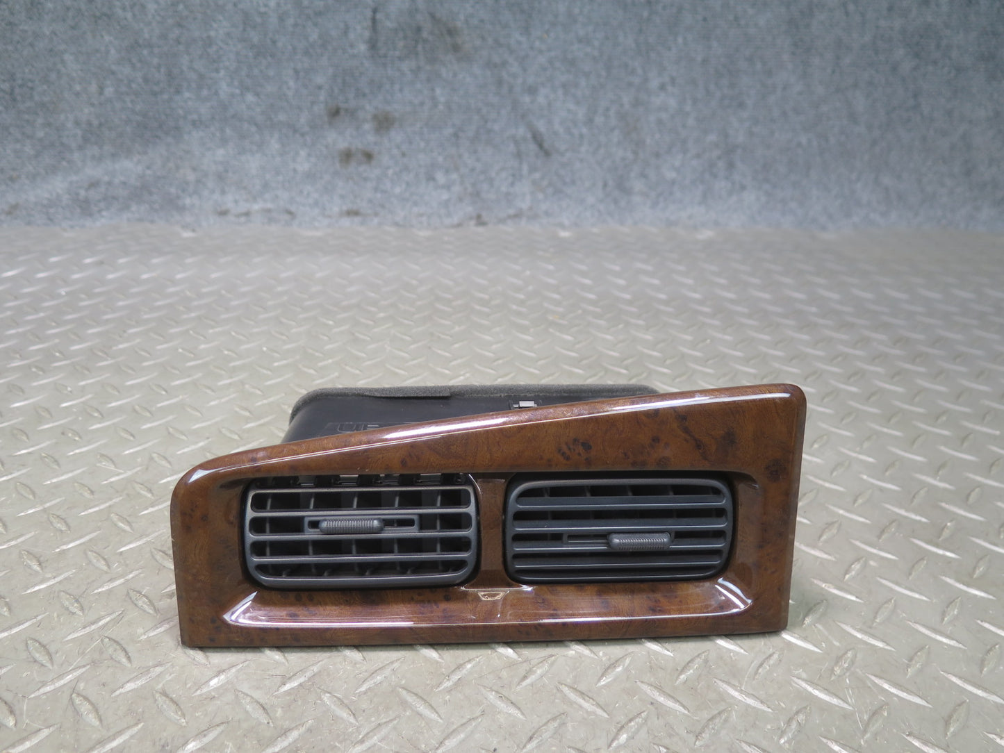 96-98 Nissan Stagea WGC34 Dash Front Center A/C Air Vent Grille w Wood Trim OEM