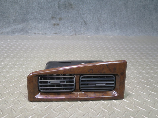 96-98 Nissan Stagea WGC34 Dash Front Center A/C Air Vent Grille w Wood Trim OEM