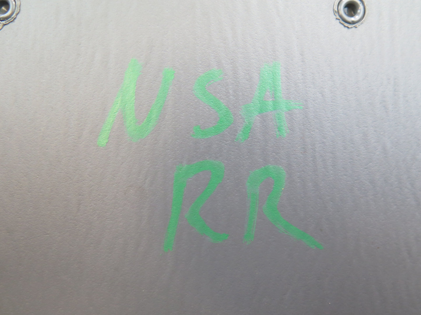 96-98 Nissan Stagea WGC34 Rear Right Trunk Access Trim Cover Gray OEM