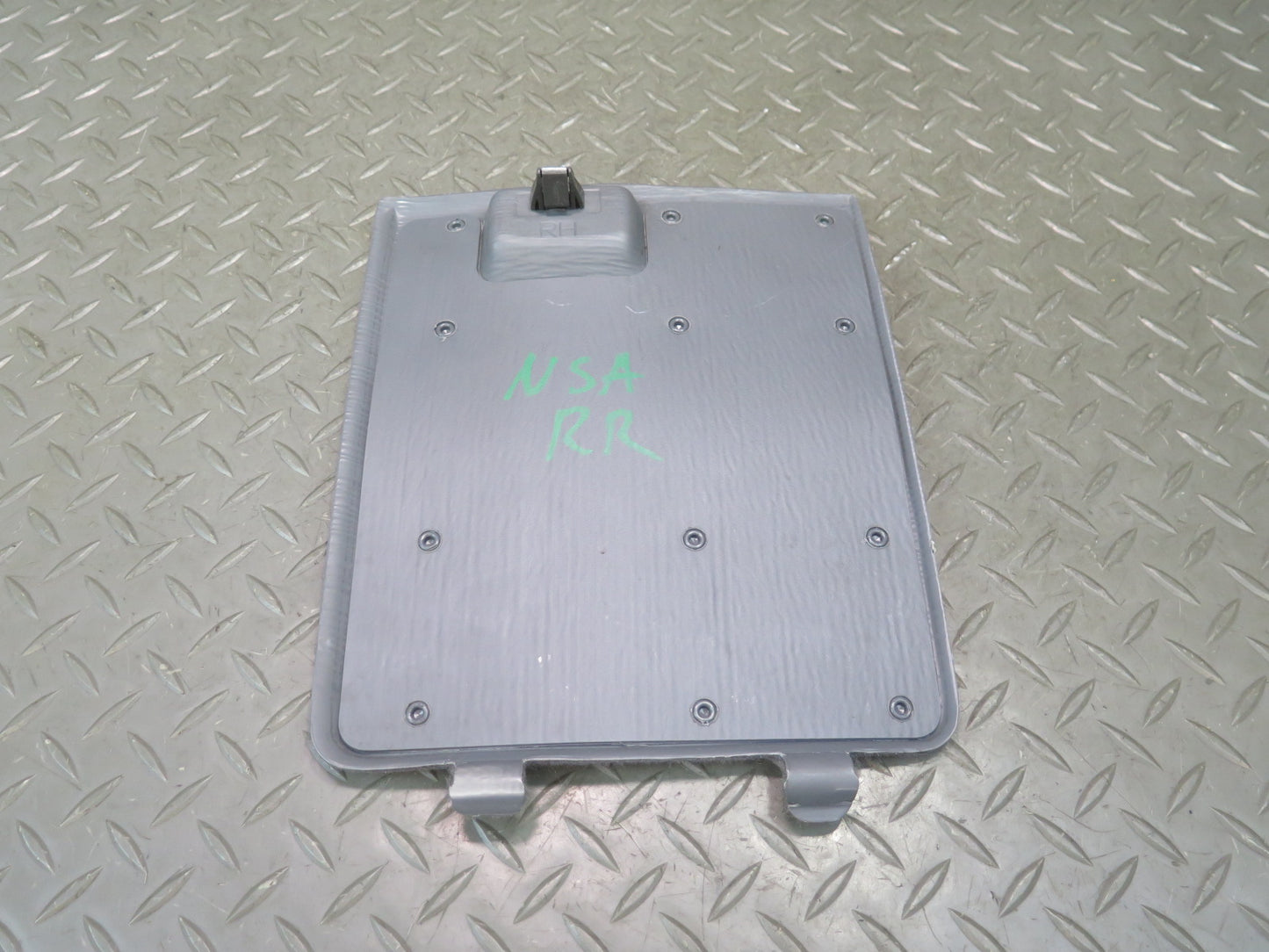 96-98 Nissan Stagea WGC34 Rear Right Trunk Access Trim Cover Gray OEM