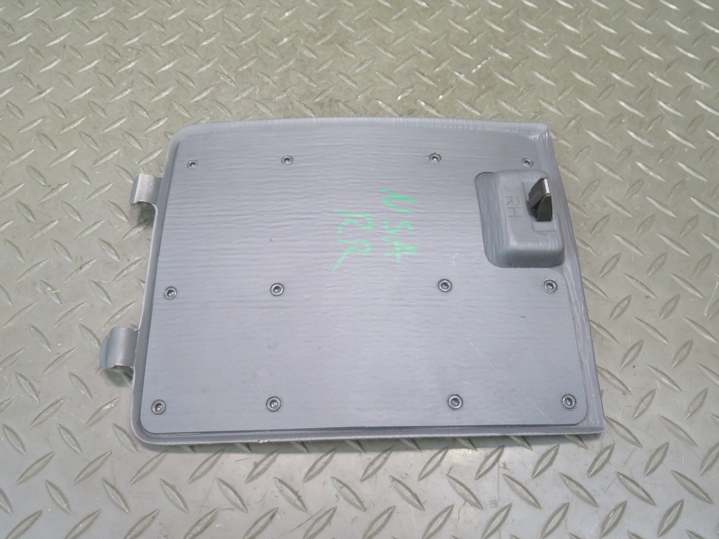 96-98 Nissan Stagea WGC34 Rear Right Trunk Access Trim Cover Gray OEM