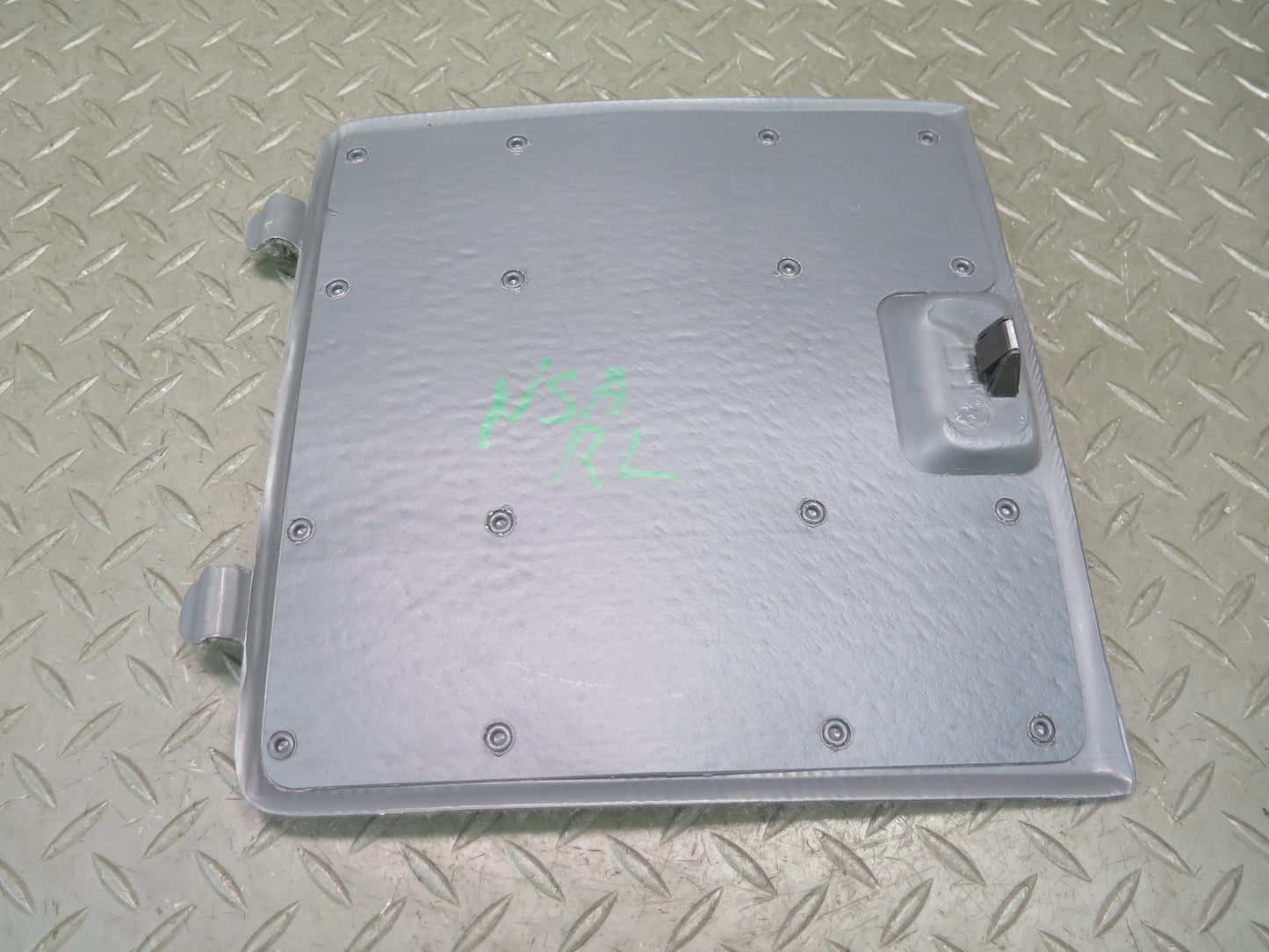 96-98 Nissan Stagea WGC34 Rear Left Trunk Access Trim Cover Gray OEM