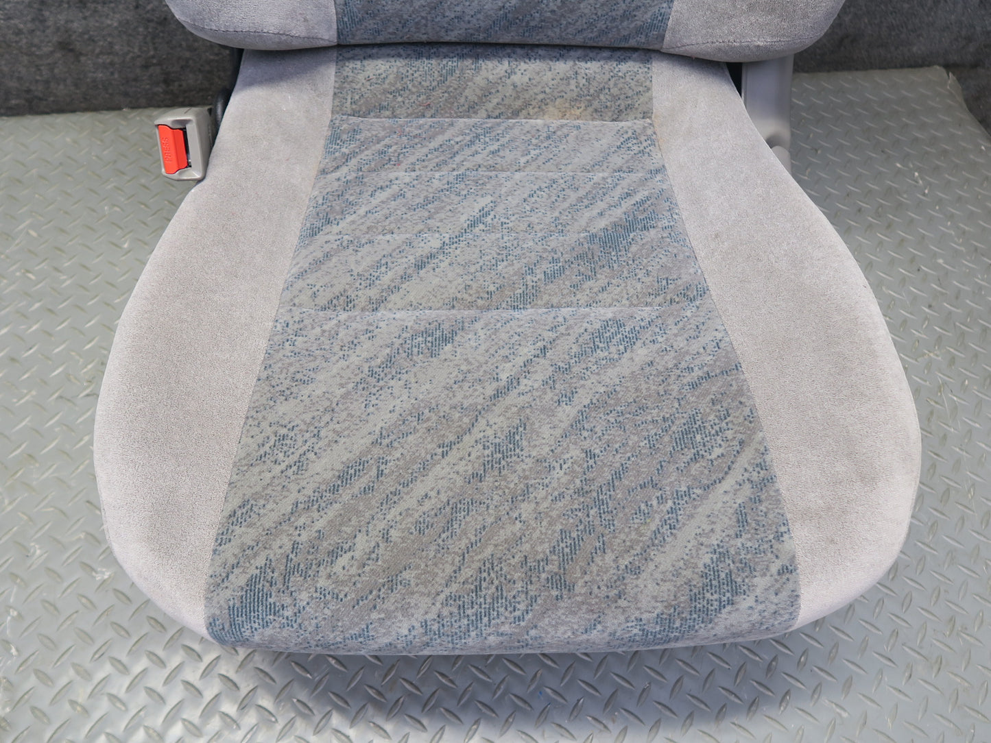 96-98 Nissan Stagea WGC34 Front & Rear Cloth Seat Set Olive Gray OEM