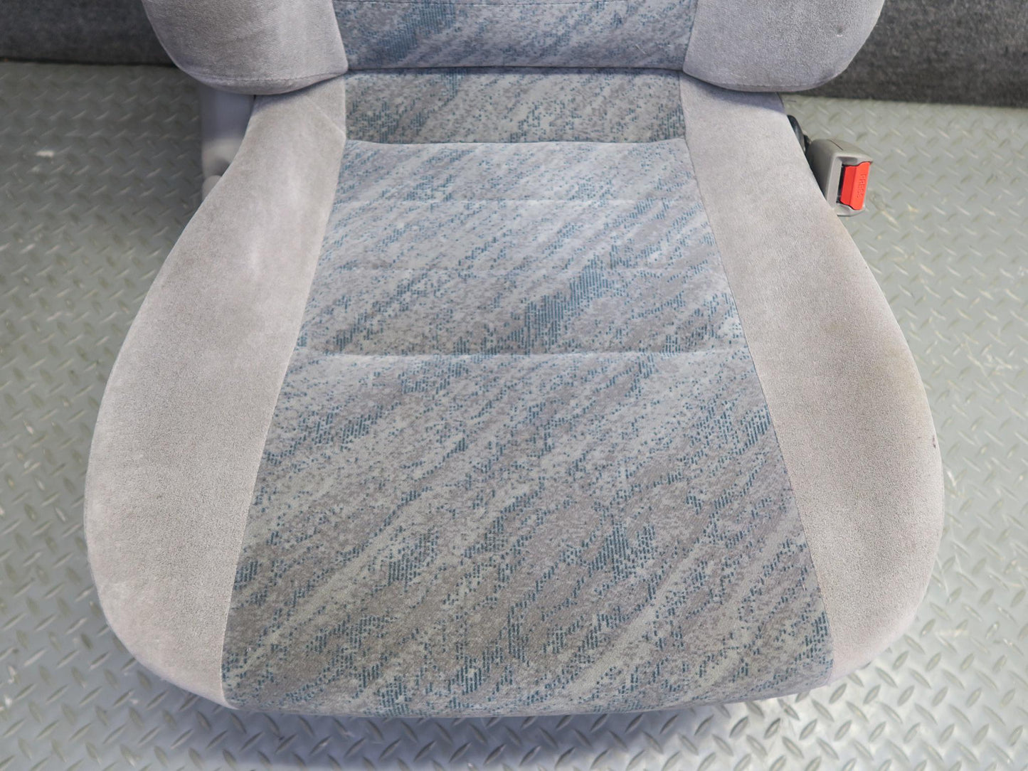 96-98 Nissan Stagea WGC34 Front & Rear Cloth Seat Set Olive Gray OEM